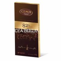 Горький шоколад Cemoi 82% какао 100г, 1 шт