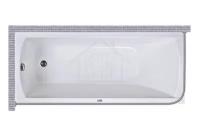 Карниз для ванной (Штанга) "премиум" 1MarKa Modern 140x70 Г-образный, угловой