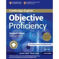 Annette Capel, Wendy Sharp "Objective Proficiency Second edition Student's Book Pack (Student's Book with answers with Downloadable Software and Class Audio CDs (3))"