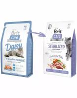 Brit Care Cat GF Sterilized Weight Control гипоаллергенный беззерновой корм для стерилизованных кошек Контроль веса 400 г
