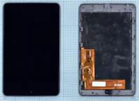 Дисплей (экран) в сборе с тачскрином для Google Asus Nexus 7 ME370G ME370TG матрица CLAA070WP03 + touch 41,1700404 черный с рамкой