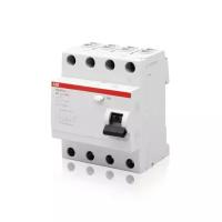 Выключатель дифференциального тока (УЗО) 4п 40А 30мА тип AC FH204 2CSF204004R1400 ABB