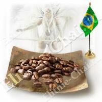 Кофе Бразилия - Арабика 100%, высокое качество, зерновой в зернах, 1 г.