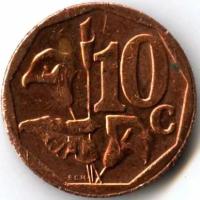 ЮАР 10 центов 2012 год