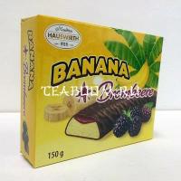 Банановое суфле с ежевичным джемом в темном шоколаде «Шокобананы» 150г, 1 шт