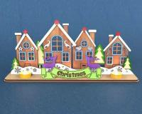 Новогодний декор для дома Рождественские домики Детская Логика