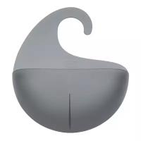 Органайзер для ванной SURF XL, прозрачно-серый