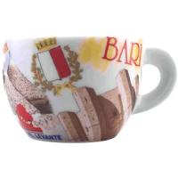 Чашка кофейная с декором капучино «Bella Italia 2»; 190мл; D=8.5см COM- 03130547