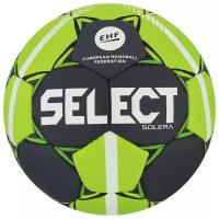 Select Мяч гандбольный Select Solera, Lille, размер 2, EHF Appr, 32 пан, ПУ, ручная сшивка, цвет серый
