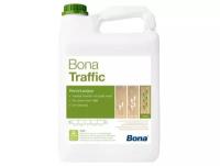 Bona Лак полиуретановый Bona Traffic 2K на водной основе для полов с особо высокой нагрузкой 4,95 л Бесцветный матовый