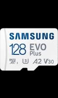 Samsung Карта памяти Samsung Evo Plus MB-MC128KA MicroSD XC 128 ГБ class 10 (с адаптером)