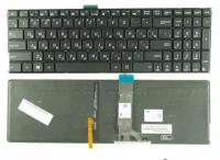 Клавиатура для ноутбука Asus K501L K501U AEXK5701010 (Черная, с подсветкой)