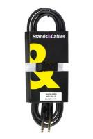 Stands Cables Hpc-001-3 соединительный кабель, Jack 6,3мм стерео - Jack 6,3мм стерео, длина 3 м.