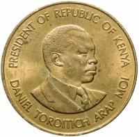 Монета Кения 10 центов (cents) 1984 A122019