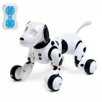 Животные ZHORYA Робот - собака, радиоуправляемый «Далматинец», русское озвучивание, работает от аккумулятора