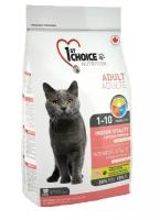 1st Choice корм для взрослых кошек всех пород, живущих дома, курица (2,72 кг)