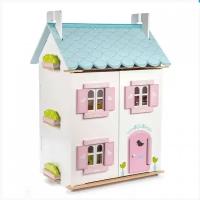 Кукольный домик с мебелью Синяя птица, Le Toy Van