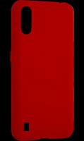 Deppa Чехол-крышка Deppa для Samsung Galaxy A01, термополиуретан, красный