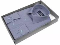 Рубашка Poggino 5010-29 цвет серый размер 54 RU / XXL (45-46 cm.)