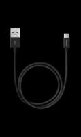 Deppa Кабель Deppa USB - micro USB, черный (2 метра)