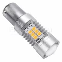 LED лампа T-series 21 SMD 2835 1156 - P21W - BA15S 3000К цвет галогена 1 шт
