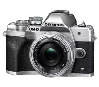 Беззеркальный фотоаппарат OLYMPUS OM-D E-M10 Mark IV kit 14-42 EZ, серебристый