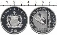 Клуб Нумизмат Монета 10 долларов Самоа 2003 года Серебро Олимпийские игры,Прыжки в воду
