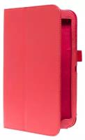 Кожаный чехол подставка для Asus Memo Pad 8 ME581CL (Красный)
