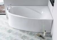 Ванна асимматричная Astra-Form Селена 170х100 см (правая), литой мрамор