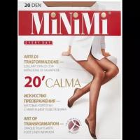 Классические матовые колготки со следками 20 ден Minimi CALMA, размер 3, цвет Загар