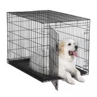 Midwest Icrate клетка для транспортировки средних и крупных собак, черная 1 дверь - 106х71х76 см