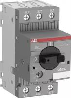 Автоматический выключатель MS132-0,25 100кА с регулируемой тепловой защитой 0,16-0,25А, класс расцепления теплового реле 10 ABB 1SAM350000R1002