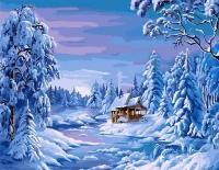 Раскраска по номерам Paintboy (Premium) «Зимушка-зима»
