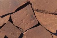 Песчаник красный рваный край 15 мм