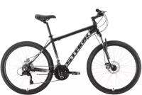 Велосипед STARK Indy 26.1 D Microshift черный/серый 20"