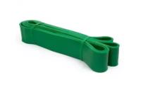 Резиновый эспандер лента зеленый, петля нагрузка 20 - 50 кг