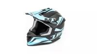 Шлем мото кроссовый GTX 633 (L) #4 BLACK/BLUE