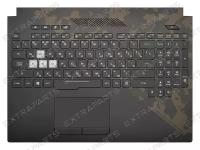 Клавиатура для ноутбука Asus ROG Strix SCAR II GL504GM черная топ-панель