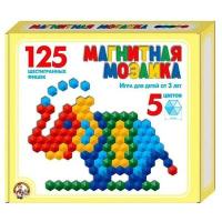 Мозаика магнитная шестигранная, 5 цветов, 125 элементов Десятое Королевство 4275396