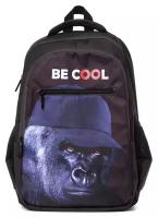 Рюкзак Hatber Basic Style "Be Cool" 30х41х15 см, 2 отделения 3 кармана, материал полиэстер