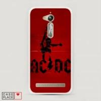 Чехол Силиконовый Asus Zenfone Go ZB500KG Красный плакат