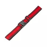 Ремень багажный Wenger, черный/красный, 101,5x1,4x5 см
