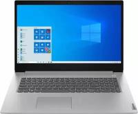 Ноутбук Lenovo IdeaPad 3 17ITL6 82H9003SRU Intel Celeron 6305, 1.8 GHz, 4096 Mb, 17.3" HD+ 1600x900, 256 Gb SSD, DVD нет, Intel UHD Graphics, Windows 10 Home, серый