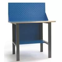 Верстак-стол слесарный металлический ВС-1 1000х685х850 мм с панелью