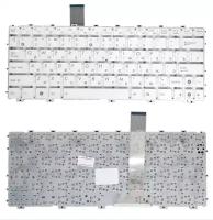 Клавиатура для ноутбука Asus Eee PC 1011, 1015, 1018, X101 белая, без рамки