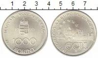 Клуб Нумизмат Монета 1000 форинтов Венгрии 1995 года Серебро Интеграция в ЕС и зону экю