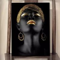 Картина ПринтШторм Black Beauty – Золото