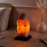 Солевые лампы Ваше здоровье Соляная лампа "Свеча", цельный кристалл, 26 см, 3-4 кг
