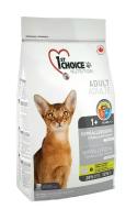 1st Choice корм для взрослых кошек всех пород, гипоаллергенный, утка и овощи (2,72 кг)