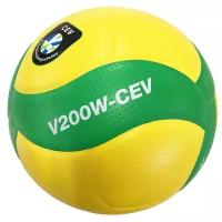 Мяч волейбольный Mikasa V200WCEV,, 5, Профессиональный, Клееный